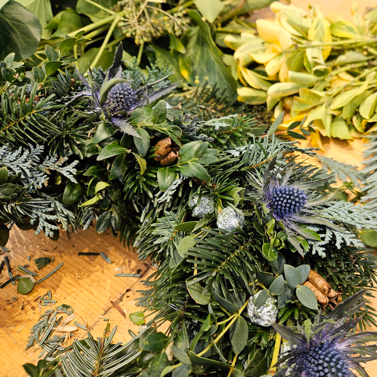 adventskranzbinden